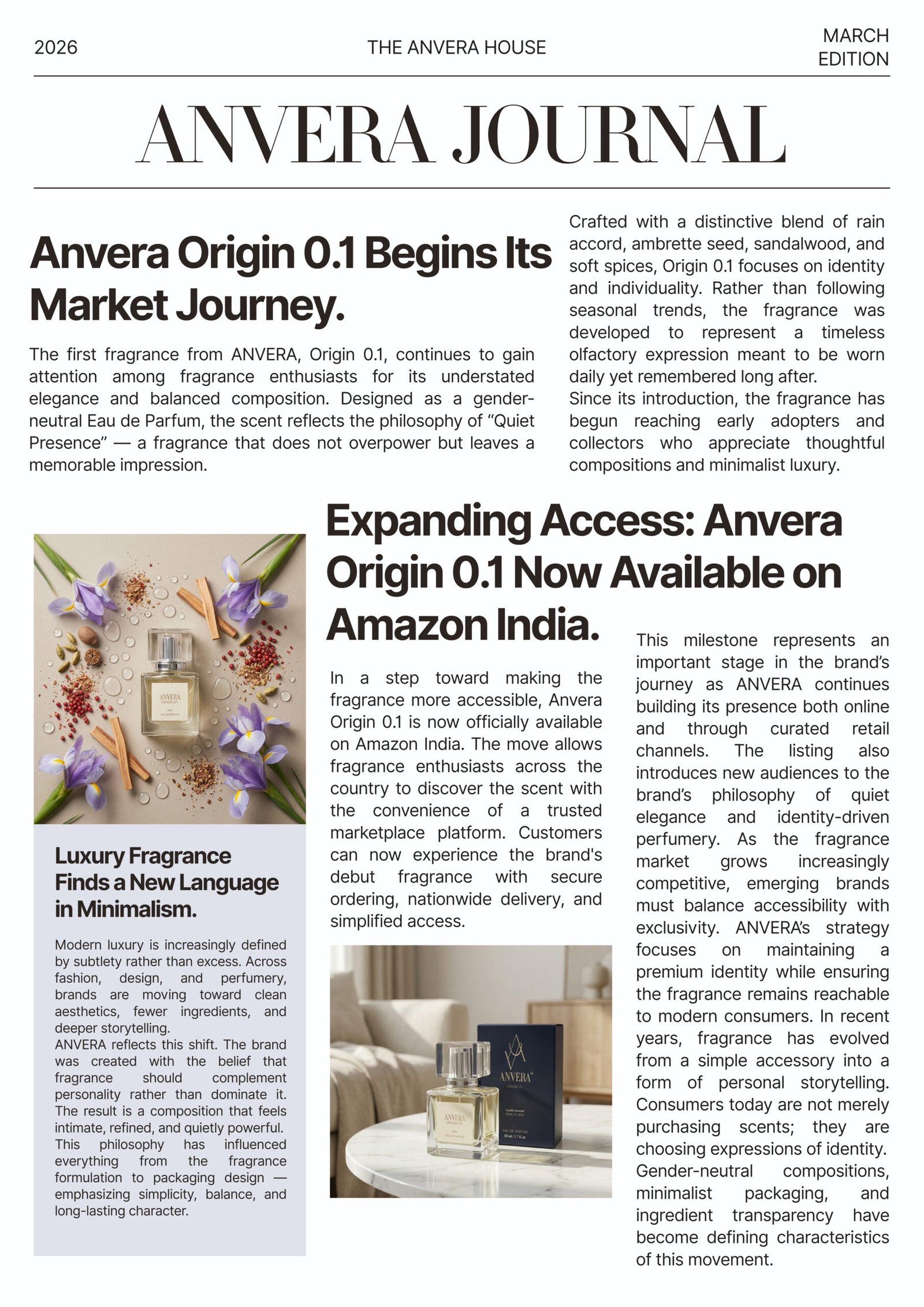 Anvera Journal March26